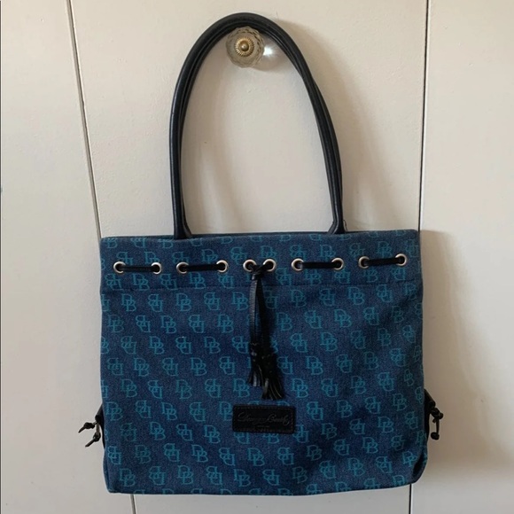 Dooney and Bourke Blue Large Purse - Picture 1 of 5